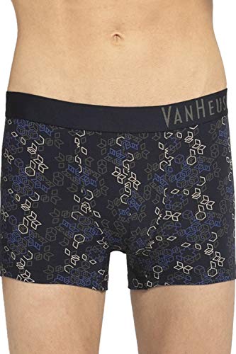 Image of Van Heusen Men's Cotton Trunk - Pack of 1 | Contoured pouch for support | Antibacterial Briefs | Sweat Absorbant | Moistue Wicking | Breathable Everyday Underwear | Long Lasting Color| Printed Colors | Style 10047