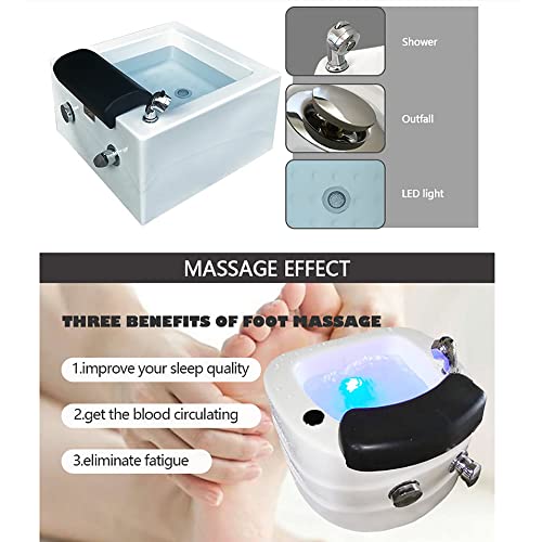 Pedicure Foot Spa Portable con masaje y calefacción miniatura 6