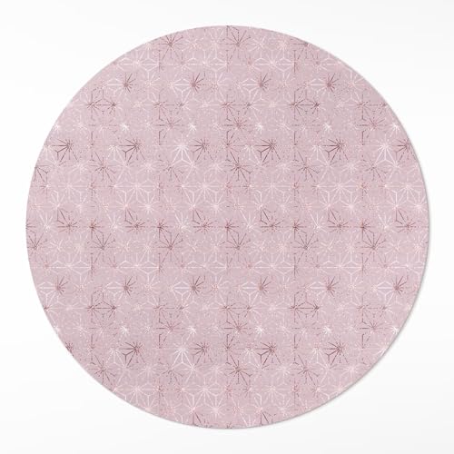 Tapis vinyle ø50 cm durable contre les taches de cuisine et griffures