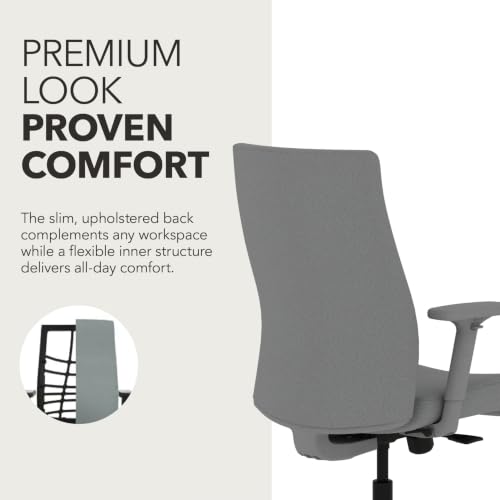 Image of HON Ignition 2.0 Ergonomic Office Chair, Lumbar Support, Desk Chair, Frost