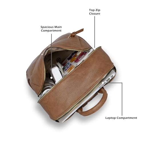 Image of Lavie Luxe Women's Simone Backpack | Fashion Backpack for Work | Ladies purse | Stylish Shoulder Bag | Gift for Women