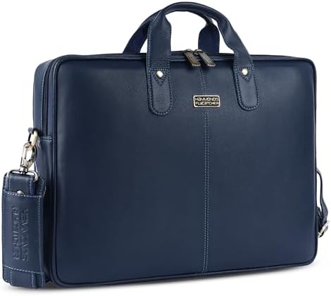 HAMMONDS FLYCATCHER Top Grain Genuine Leather Laptop Messenger Bag for 15.6 inch Laptop (Vintage) LB106_V