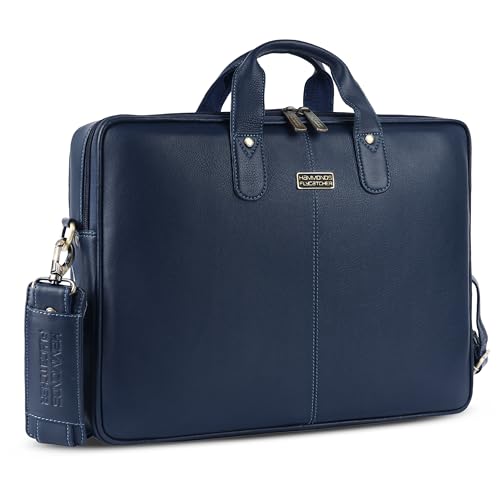 HAMMONDS FLYCATCHER Genuine Leather Laptop Bag for Men with Padded