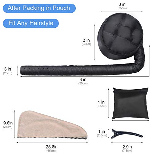 Attacco Asciugacapelli con Cappuccio,Heatigo