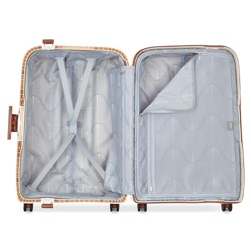 Image of DELSEY PARIS Moncey 69 cms Medium Check-in Polypropylene Hardsided 8 Wheels Spinner Luggage /Suitcase /Trolley Bag for Travel with TSA Lock- Angora