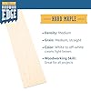 The Hardwood Edge Maple Hardwood Planks - 2-Pack Hard Maple Wood for Unfinished Wood Crafts - 1/4’’ (6mm) 100% Pure Hardwood - Laser Engraving Blanks - Maple Wood Blanks for Crafts and Gifts #2