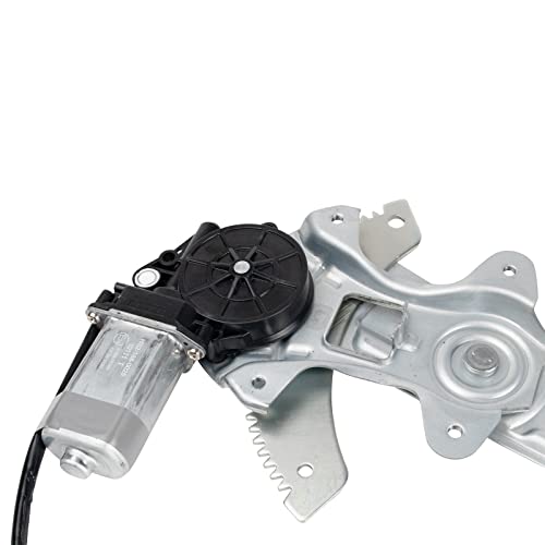 Image of TRQ Rear Driver Side Power Window Motor and Regulator Assembly Power Compatible with 2013-20 Nissan Pathfinder