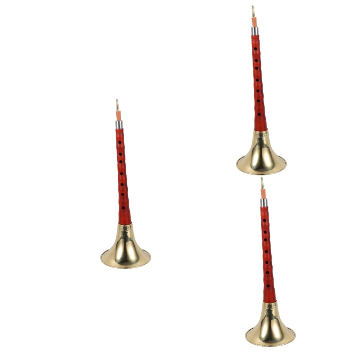 COSMEVIVI 3 Sets Beginner Friendly Musical Wind Instrument Easy to Play Wood Material Chinese National Instrument