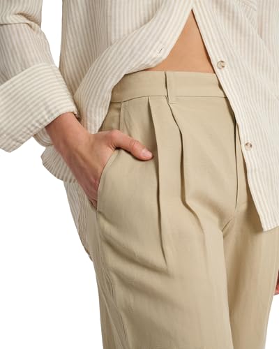 Women's Air Linen Pleated Trouser3