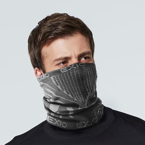 Image of EXIO Winter Neck Warmer Gaiter /Balaclava (1Pack or 2Pack) - Windproof Face Mask for Ski, Snowboard