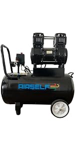 Amazon | 【静音】AIRSELF エアーコンプレッサー 専門店 オイルレス