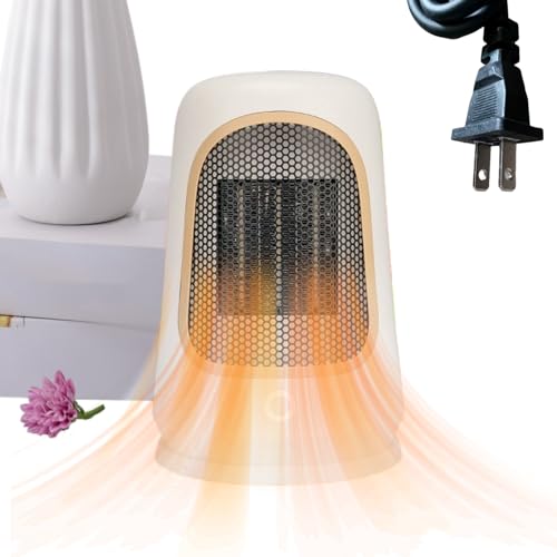 HUSUNEE 電気ヒーター - スマート二段階速度急速加熱,室内用スペースヒーター,高齢者 女性 男性 大人 シニア 勉強 キャンプ テント 寮 アパート ワークショップ向け