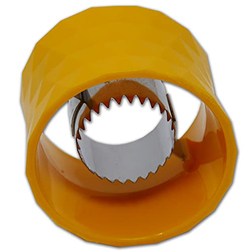 WUMDOO Maisschäler Körner entferner ca. 7,5 x 7,5 x 5 cm groß | Mais Schäler zum Perlen von Körner Maisstreifen Cover