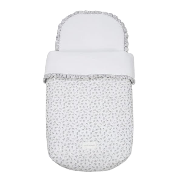 SACO CUCO LITTLE BLOOM FLOR GRIS TOG 2,5 PASITO A PASITO