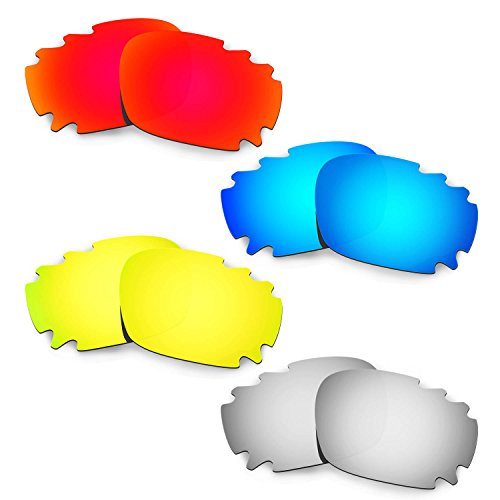 Verres de remplacement Oakley Jawbone Asian Fit pour stopper la buée - 4 paires