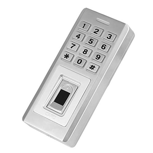 Teclado biométrico para controle de portão, controle de acesso multifuncional impermeável para casas