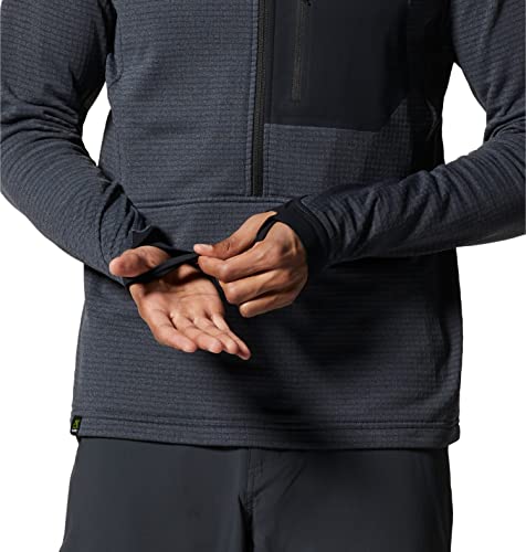 Image of Mountain Hardwear Men's Polartec Power Grid Half Zip Jacket | Stylish and Warm Jacket for All Outdoor Adventures