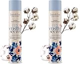 Jean & Len Trockenshampoo my sensitive secret, für sensible Kopfhaut, mit Baumwoll-Extrakt & Panthenol, hilft bei fettigen Haaransätzen, keine weißen Rückstände, Parfumfrei, 200 ml (Packung mit 2)