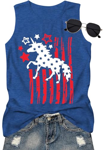 Image of 4th of July Bow Tank Top Women-Vintage American Bow Sleeveless Shirt USA Flag Tee Top Patriotic Tank Top