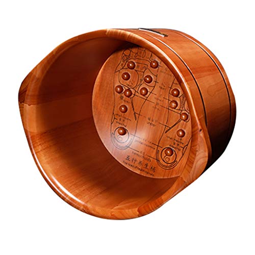Spa de pies de madera Katzowen para masaje y pedicura miniatura 2