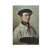 Amazon.co.jp: ジャン＝バティスト・カミーユ・コロー 自画像