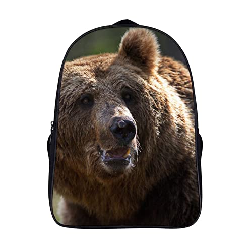 Sac à dos enfants et adultes Bear Travel : cartable léger de 40x28x16cm pour école et travail