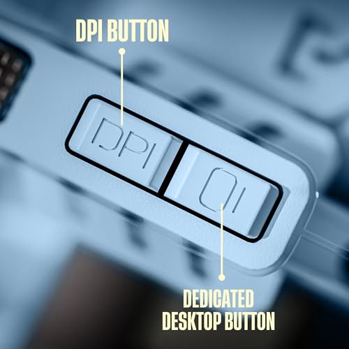 Image of ZEBRONICS Glassy 10 Wireless Mouse, Dual Mode (2.4GHz + BT), Upto 1600 DPI, Silent Operation, 5 Buttons, Type-C Charging, Comfortable & Ergonomic, for Mac | Laptop | Computer (Blue)