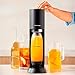 SodaStream MIX™, Sparkling Drink maker & Soda Maker Kit, Carbonates Any Drink, With Dishwasher Safe Carbonating Bottles and 1 CO2 Cylinder/Carbonator, Makes Up To 60L* Drinks, Black