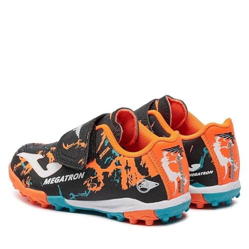 JOMA JOMA - Zapatilla MULTITACO Megatron JR 2401 Negro Turf con Velcro MEJS2401TFV para: NiƱos Color: Negro Talla: 29