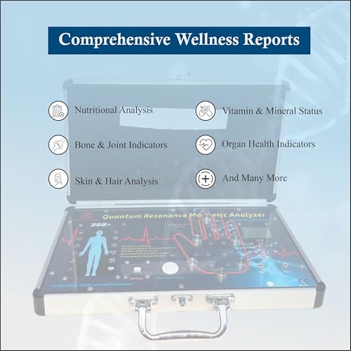 Image of 2026 Advanced 39G+ Quantum Resonance Magnetic Analyzer with 8-Mode TENS Therapy | 3-in-1 Full Body Scanner & Pain Relief Machine | Dual Palm & Rod Testing | Includes Slippers, Pads & Ear Clips | 54 Health Reports | Windows Laptop Compatible | Professional Health Analyzer