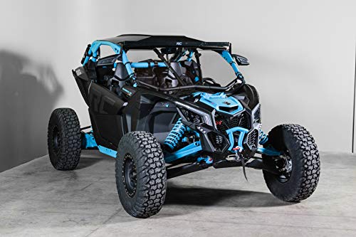 Compatible with Can-Am Maverick X3 Full Windshield (Works with Intrusion Bars) - Made in the USA!.