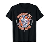 Respect All Fear None Starling Marte New York MLBPA T-Shirt, Men, Black, Small