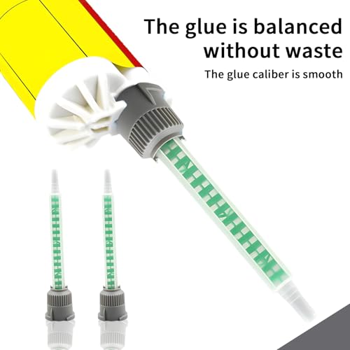 10 Stück Statikmischer, Statikmischer Mischdüse Für 2k Kleber,Mischrohr,Statikmischdüse,Mischerspitzen Mixtülle,Mischdüsen 1:1 Mischrohr,Kunststoffkleber Mischertülle,Für Rohrstrom Mischdüse (Grün)