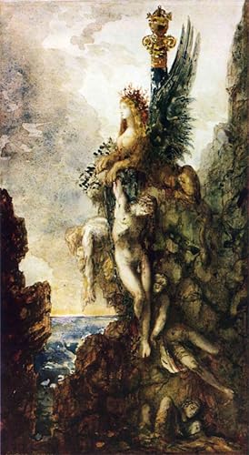 Affiche toile Sphinge Gustave Moreau 60x90cm pour habiller un grand mur vide avec élégance