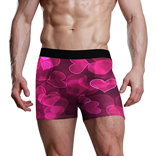 Men’s Boxer Briefs Funny Easter Bunny Rabbit Eggs Blue Seamless Short Underwear2