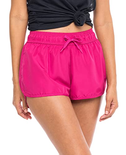 Sexy Basics Women's Quick Dry Yoga Running Training Shorts w Drawstring - Multi Packs/Colors4