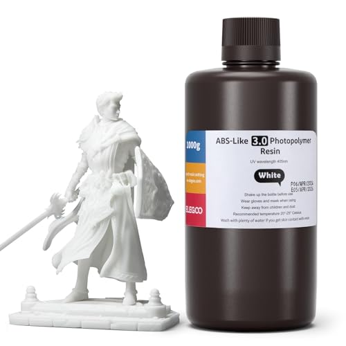 ELEGOO ABS-Like 3.0 3D Printer Resin White 1000g