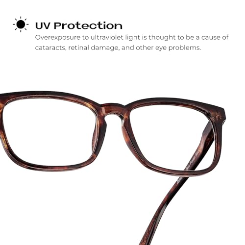 Image of Readerest Blue Light Reading Glasses - Lightweight Computer Glasses w /Spring Hinges - UV Protection, Anti Glare & Eye Strain