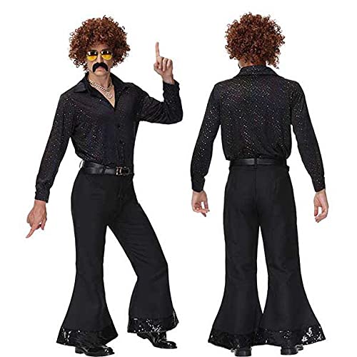 ハロウィン コスプレ 欧米 男 ディスコ メンズ用 アイドル クラブ cosplay コスプレ衣装 アニメ 舞台劇 大人用 コスチューム セクシー かわいい ダンス おもしろい 舞台 ステージ ショー ハロウィン イベント パーティー 商品番号 fxy1158 (XL) [並行輸入品]のサムネイル