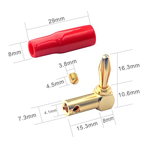 VCELINK - Spine a Banana a 90 Gradi, Connettori a