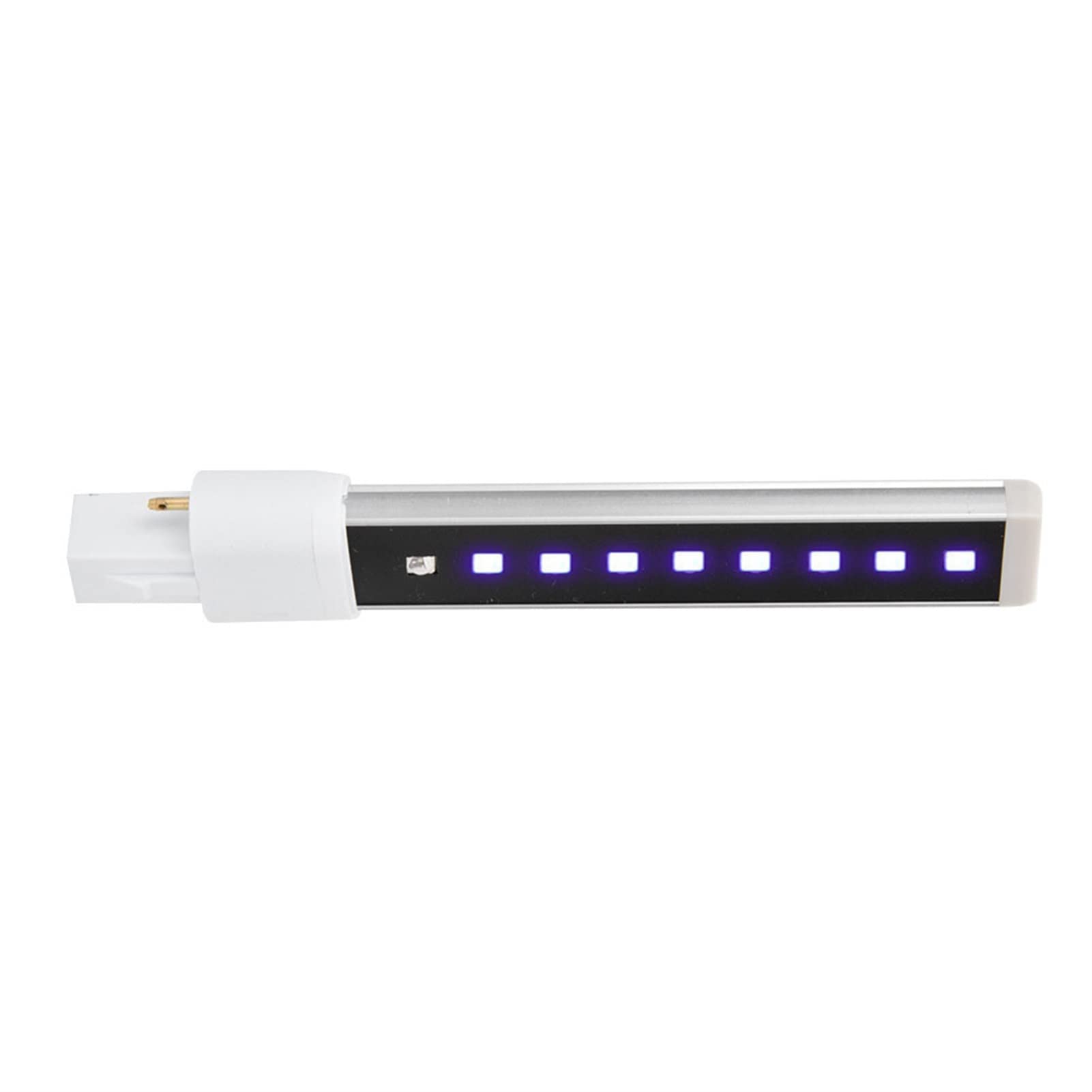 Yinhing Żarówka z lampą UV, 365 405 Nm Podwójne źródło światła LED 9 W Żarówka do Suszarki do Paznokci z obrotową konstrukcją, Szybkie Utwardzanie Przez 15 30 S, Kompatybilna z Lampami
