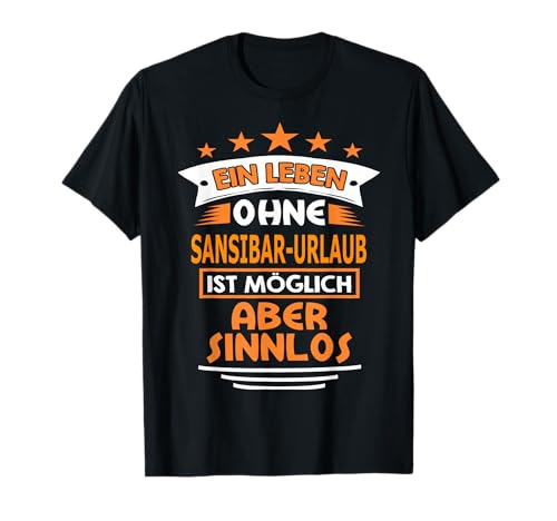 Sansibar Geschenk Souvenir T-Shirt
