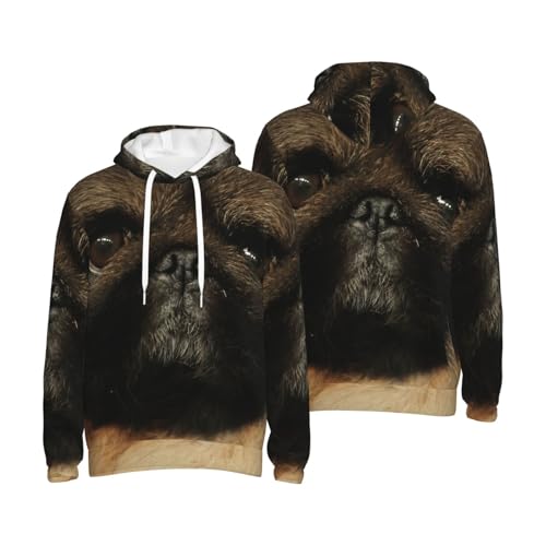 Sweat pékinois homme EdWal en polyester durable à poche kangourou