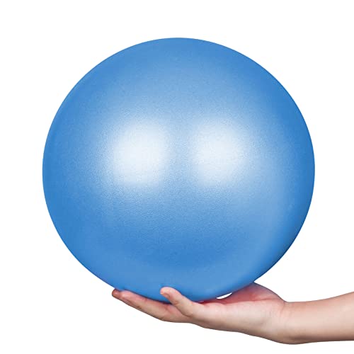 flintronic Gymnastikball Kleiner Pilates-Ball, 25cm Soft Yoga Ball, mit aufblasbarem Strohhalm, Anti-Burst-Übungsball für Yoga, Pilates, Balance, Physiotherapie, Stretching und Core-Fitness