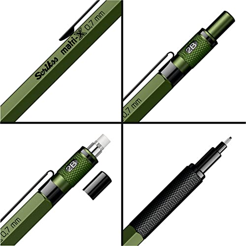 Scrikss Matri-X Mechanical Pencil (0.7 Mm, Dark Green) #TOP2