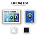 Dry Fire Laser Training System, Laser Target for Dry Fire Shooting Compatible with Most Laser Cartridges, Steel Plate Sound & Immediate Flash Feedback, Ideal for IPSC, IDPA & USPSA