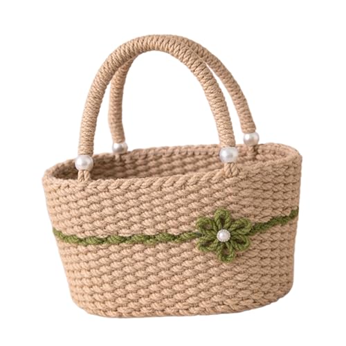Panier tissé rond de 22 pouces grand volume tressé et pliable pour zone de jeu