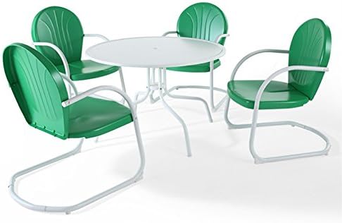 Ergode Griffith Metal Outdoor Furniture Set | Ultimate Relaxation | Nostalgically Inspired Collection | Durable & Safe | Powder-Coated Finish | Unwind in Nature's Beauty