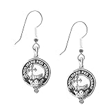 MacDonald Isles Clan Crest Earrings