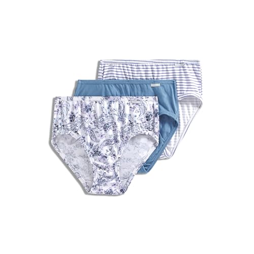 Image of Jockey Women's Underwear Elance Hipster - 3 Pack, Fresh Coast /Montauk Stripe /Paisley Floral, 7